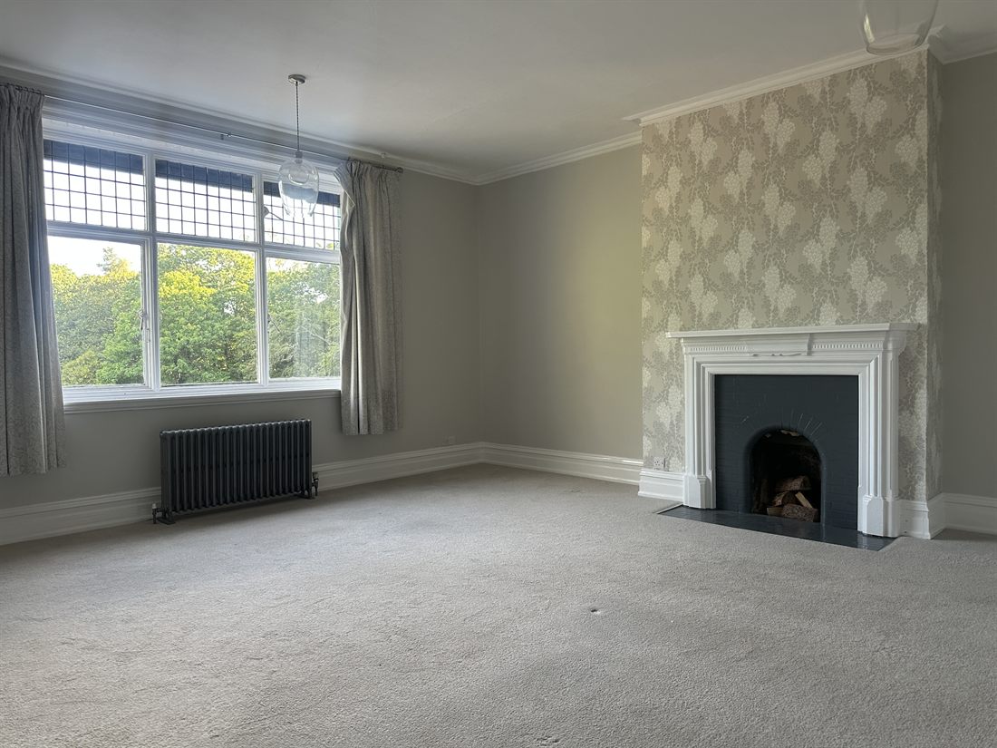 Victorian bedroom with fireplace