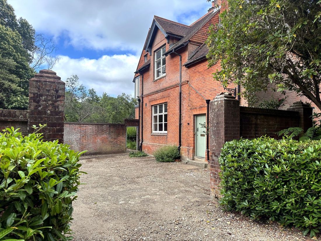 Victorian house and garden wall