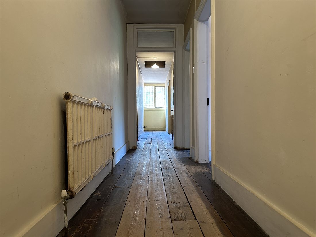 Victorian servants' corridor